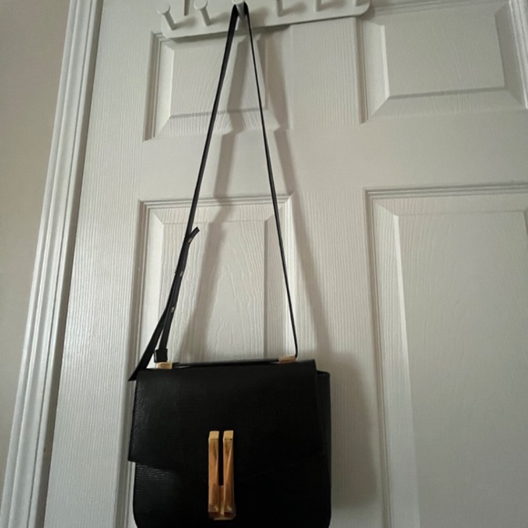 Demellier Vancouver crossbody bag (Authentic - Croc black) - Picture 2 of 11